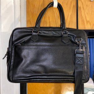 Zara Man Black Messenger Bag - Men's